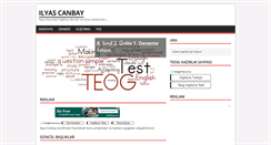 Desktop Screenshot of ilyascanbay.com
